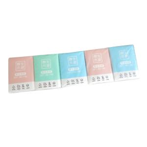 Quality Ultraportable Pocket Disposable Facial Tissue 7.87&quot; Square Shape wholesale
