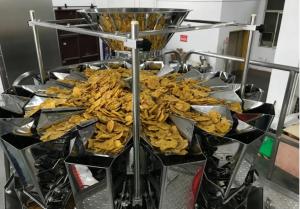 Quality Automatic Banana Chips SS304 2.5L Fruit Multihead Weigher wholesale