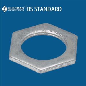 Quality Galvanized Heavy Steel Hexagon Malleable Iron And Steel Fittings Conduit Lock Ring 20mm-32mm wholesale