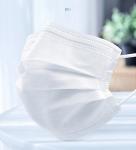 Waterproof Wearing Medical Mask Light Blue 3 Layer Non Woven Mask