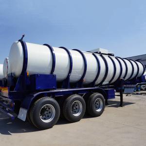Quality Chemical Substances Sulfuric Tri Axle 19cbm Acid Tanker Trailer wholesale