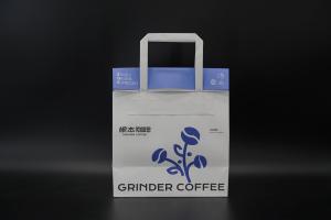 Quality Customized Printing Paper Bags Folding Mouth Personalised Paper Bags With Handles wholesale