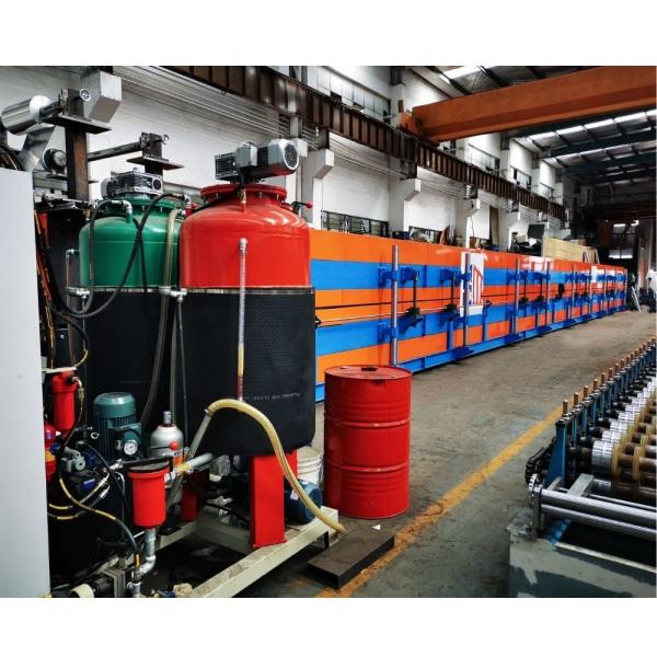 Cheap 16mm PU Foam Interior Sandwich Production Line 380mm - 600mm Width 7.5KW for sale