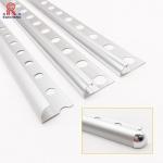Round Edg Aluminum Tile Trim 0.55mm Thickness Bronze Color Electrophoresis