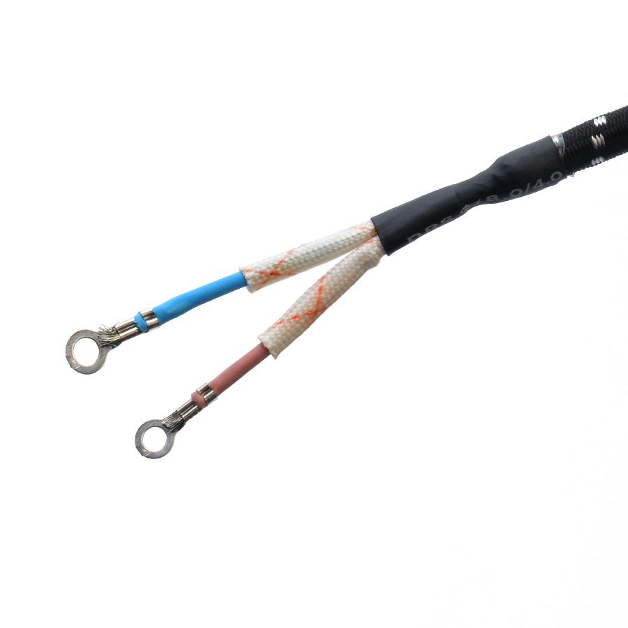 Electric Iron Power Supply Multi Color Cotton Braided Cable 100m Roll with VDE Approved Plug and PVC/Rubber Insulation