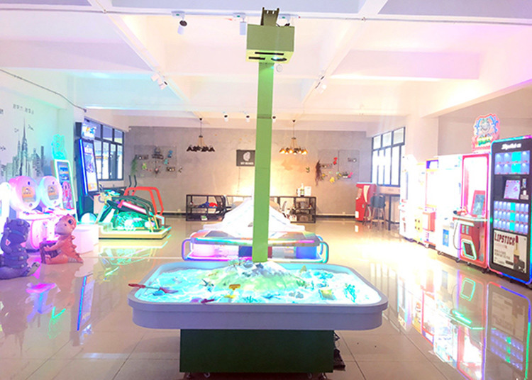 Sandbox Interactive Projector Games Sand Table For Children Simulation Scene Model