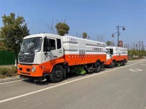 Quality Convenient Street Sweeper Truck With High Pressure Water Spray And Suction Nozzle wholesale