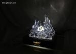 Customized moulding made iceberg shape Led lighting base Acrylic Bottle