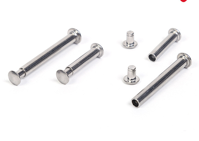 Steel Brass Flat Head Semi Tubular Rivet DIN Standard for Electrical Appliances