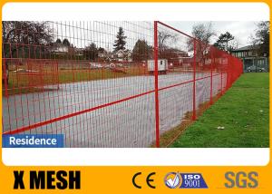 Quality 6ft Temporary Mesh Fence Canada Construction Panels Powder Coated wholesale