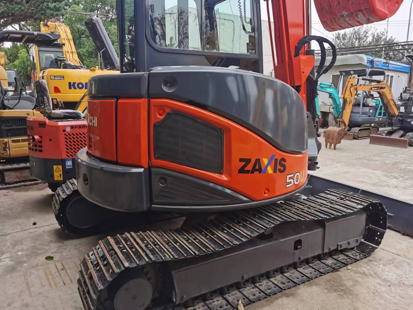 Hitachi Machine Japan Made 5 Ton Mini Zaxis 50 Model Used ZX50 Crawler Excavator ZX50U Zaxis60