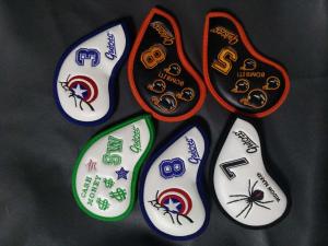 Quality golf iron head cover , Golf headcover , golf head cover , golf headcovers , iron head cover wholesale