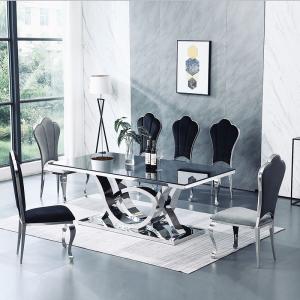 Quality Stainless Steel Square Hotel Ballroom Dining Table SEDIA Furniture wholesale