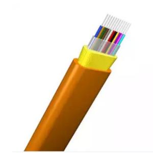 Quality GJDFJV 12 Core Fiber Optic Cable Indoor Flat Fiber Ribbon Cable wholesale