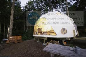 Quality Glamping Colombia Dome House Galvanized Steel Geodesic Dome Tents wholesale