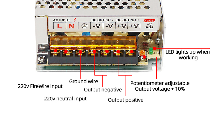 SMPS 24V 8.3A 200W Active PFC Power Supply For 3D Printing Machine