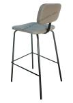 Durable PU Contemporary Bar Chairs Ergonomical Design Wear Resistance