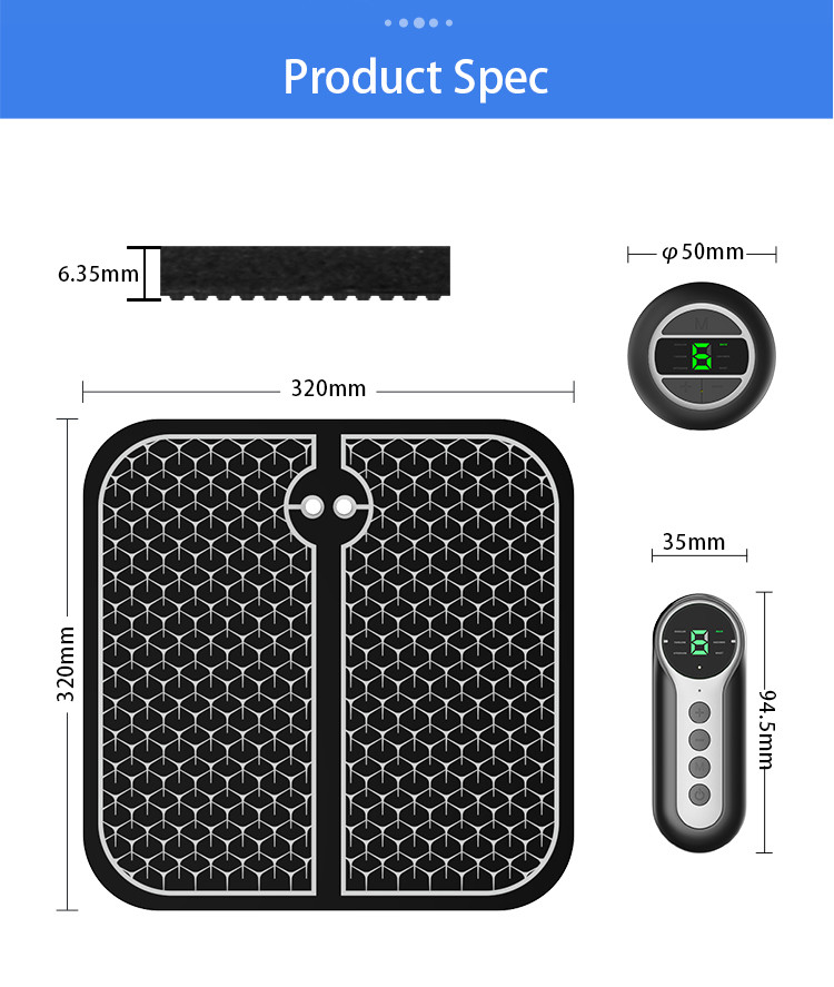 Fatigue Relief EMS Leg Reshaping Massager Microcurrent FCC Approved