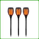 Manufacturer Supply Waterproof Outdoor Garden Decoration Solar led Flame Lamp