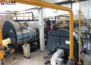 Quality 350Kw / 700Kw Oil Fired Hot Water Boiler Horizontal Automatic Running wholesale