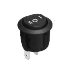 Round 12V On Off Red LED Rocker Switch For Car / Boat