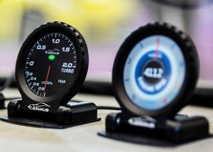 Quality 13 Parameters Car Gauge Meter High Resolutions 2 Dial Display wholesale