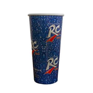 Quality Customized Paper 22oz Cold Cup Aqueous Coated Plastic Free Compostable wholesale