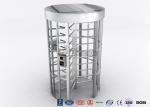 Full Height Turnstile RFID Card Reader Fingerprint Stainless Steel Turnstiles