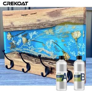 Quality Crystal Clear Epoxy Resin Topcoat High Viscosity Fast Curing For Crafts wholesale