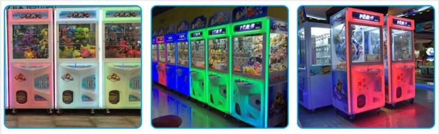 Customized Color Pp Tiger Toy Crane Machine For Children Playground