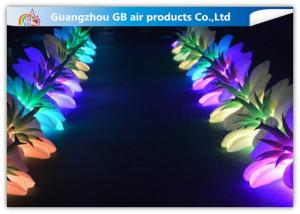 Quality Beautiful Flower Inflatable Led Light For Party Wedding Decoration With Blower wholesale