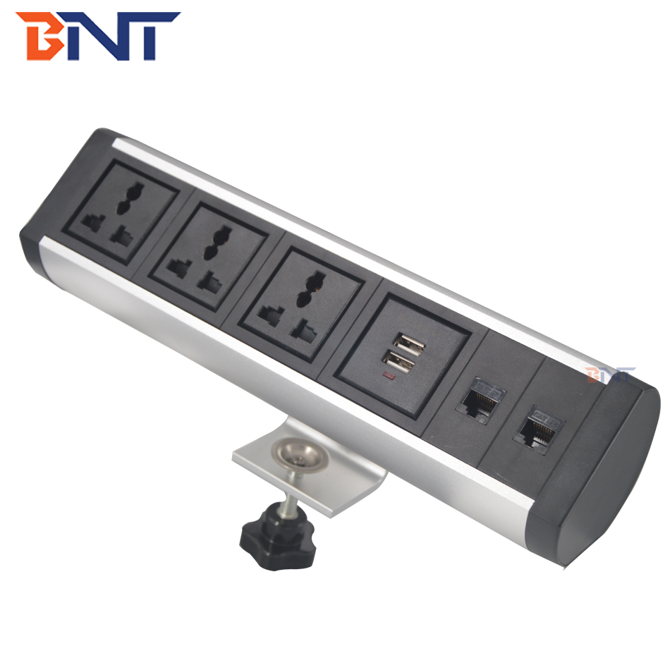 aluminum alloy movable electrical power track socket outlets