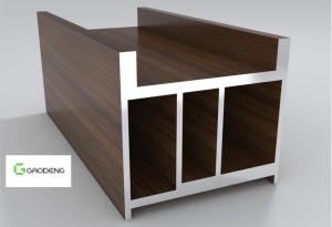 Quality Custom Extrusion Aluminum Profile Anodized Powder Coated Wood Grain wholesale