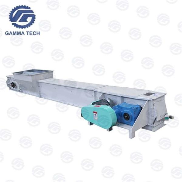 6mm Horizontal Transport Grain Drag Chain Conveyors Flat Bottom Belt Brush