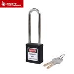 76MM Steel Shackle Safety Lockout Padlocks ISO9001 Certification For Industrial
