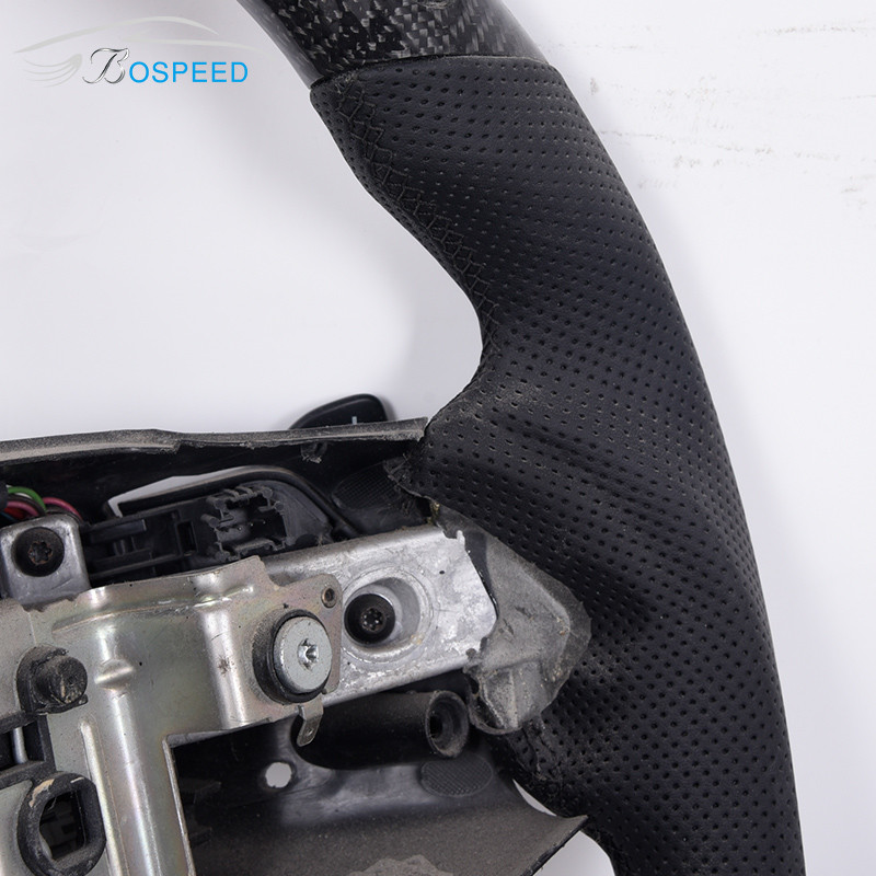 F150 LED Display Real Carbon Fiber Steering Wheel Gloss Black Ford