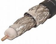 Quality RG6 Quad Shielded CATV Coaxial Cable 18 AWG CCS Conductor with CMR Rated PVC wholesale