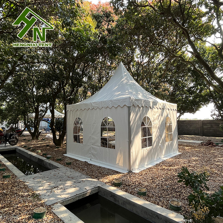 White Color Self Cleaning Pagoda Event Tent For Home Graden