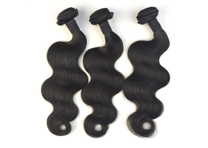 Malaysian 100 Virgin Human Hair Extensions Straight Natural Black