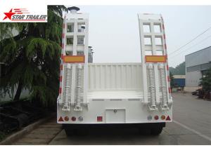 Quality High Point Load Low Flatbed Semi Trailer With Mechanical Suspension wholesale
