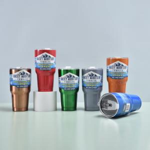 Quality 30oz Stainless Steel Tumbler,Double Wall Insulated Beer Mug American Car Cup 30oz UV Plated Ice Boss Cup For Car Travel wholesale