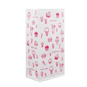 Quality Fast Food Kraft Paper Packaging Bags Recyclable Brown/White/Customized wholesale
