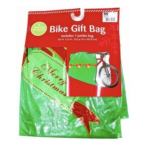 Quality Christmas Gift Bag Jumbo Giant Large Bike Bicycle Plastic Poly Bag for Kids wholesale