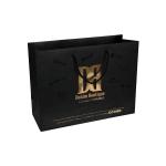 Customized Logo Printed Paper Merchandise Bags Luxury High Bearing Capacity