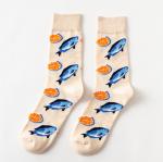 Popular Bulk Fashionable Mens Socks Eco Friendly With Cotton / Polyester