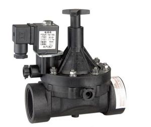 Quality Normally Open NO Latching Solenoid Valve 3/4＂Plastic For Irrigation System wholesale