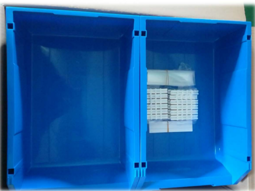 Solid Box Style Plastic Bins for Easy Sorting and Storage in Office or Warehouse
