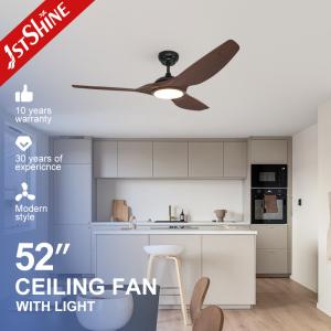 Quality 1stshine Ceiling Fan With Light Modern Plastic Blade Low Noise Dc Motor wholesale