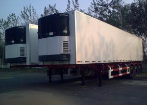 Quality 45 Foot Refrigerated Truck Trailer , Freezer Box Trailer With Three Axles wholesale