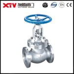 Manual Actuator Through Way Globe Valve in Stainless Steel for Industrial